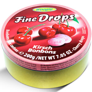 Woogie Fine Drops Sanded Cherry Candy Tin – Austria Import