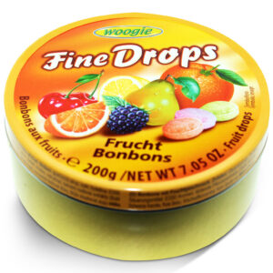 Woogie Fine Drops Sanded Mixed Fruit Candy Tin – Austria