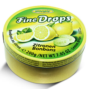 Woogie Fine Drops Sanded Lemon Candy Tin – Austria Import