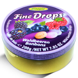 Woogie Fine Drops Sanded Forest Berries Candy Tin – Austria