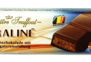 Maitre Truffout Nougat & Hazelnut Filled Chocolate Bar – Belgium