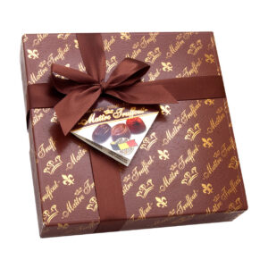 Maitre Truffout Dark Belgian Pralines Bow Box – Belgium Import