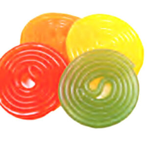 Assorted Fruit Wheels Gummi – Denmark Import, Bulk