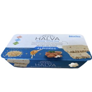 Organic Honey Sesame Halva with Almonds, Greece 75g