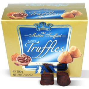 Maitre Truffout Fancy Gold Classic French Truffles Box – France