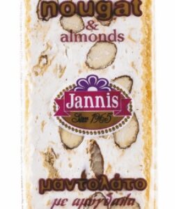 Jannis Almond Soft Nougat Bar 50g, Greece