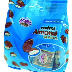 Jannis Mini Almond Crunch Bars 150g Bag, Greece