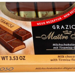 Maitre Truffout Grazioso Milk Chocolate Tiramisu Bars