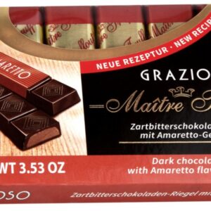 Maitre Truffout Grazioso Amaretto Milk Chocolate Bars
