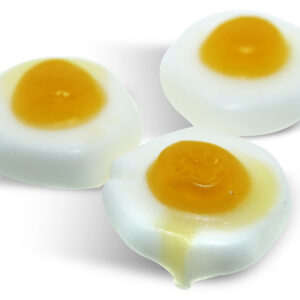 Gustaf Mini Fried Egg Gummies, Novelty Fruit Candy, Holland