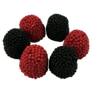 Gustaf Red & Black Raspberry Gummies, Classic Berry, Holland