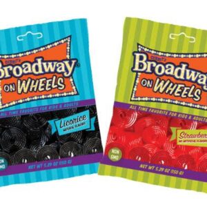 Gerrit Broadway on Wheels Strawberry, Rolled Candy, Holland