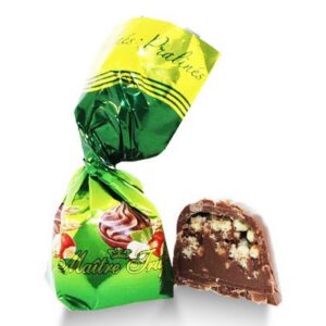 Maitre Truffout Milk Chocolate Truffles, Hazelnut & Cereal, Italy