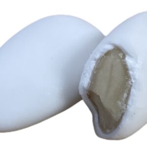 Italian White Almond Confetti Dragees, Lemon Flavor Bulk