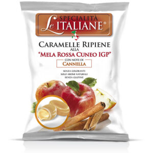 Serra Filled Candy with Cuneo Red Apple IGP Bags, Italy