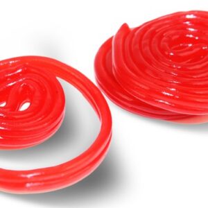 Gerrit Broadway Strawberry Red Licorice Wheels, Italy