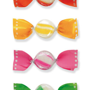 Mangini Bye Frizzante Fizzy Fruit Mix Hard Candy, Italy