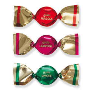 Mangini Bye Frutta Mini Fruit Hard Candy Assortment, Italy