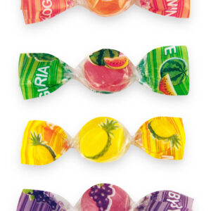 Mangini Bye Mini Fruit Mix Hard Candy Bonbons, Italy