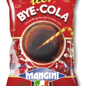 Mangini Bye Cola Mini Cola Candy, 150g Retail Bags, Italy