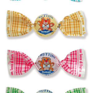 Mangini Fruttini Orange & Lemon Italian Hard Candy