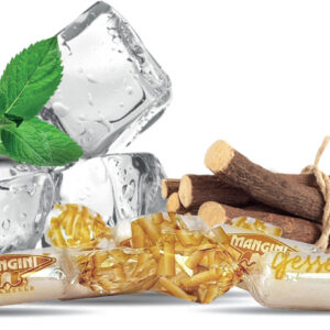 Mangini Gessetti Salmiak Filled Licorice, Italy