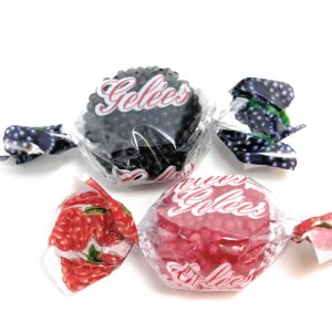 Italgum Italian Red & Black Berry Gelees, Wrapped