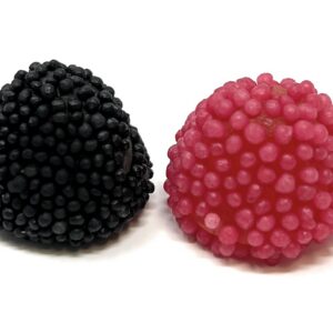 Italgum Italian Red & Black Berry Gelees, Unwrapped