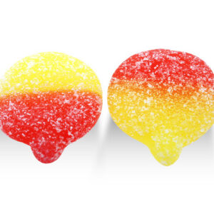 Bassetts Sour Peach Gummies from Sweden