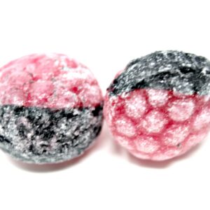 Franssons Raspberry and Licorice Hard Candy from Sweden