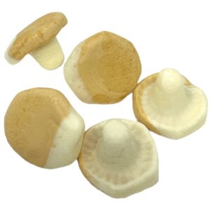 Malaco Caramel Marshmallow Mushrooms, Sweden