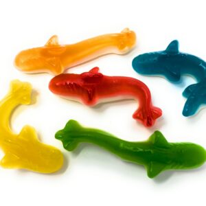 Shark Gummy Candy, Assorted Colors, Spanish Bulk