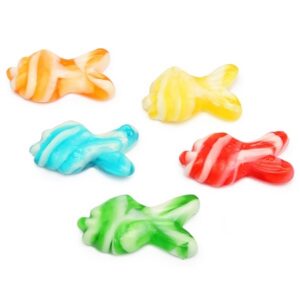Swirly Fish Gummy Candy, Assorted, Spanish Bulk