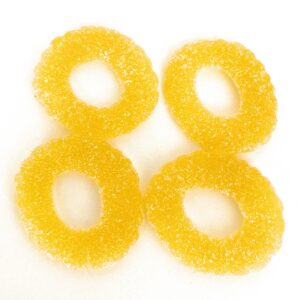 Pineapple Rings Gummy Candy, Spanish Bulk