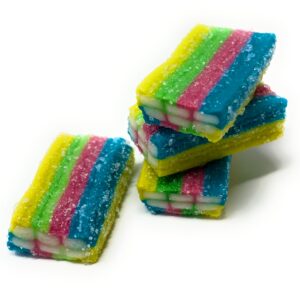 Rainbow Bricks Licorice Candy, Spanish Bulk