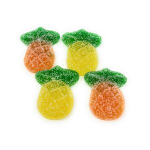 Sour Pineapple Gummy Candy, Spanish Bulk