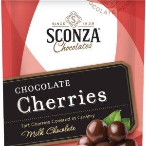 Sconza Milk Chocolate Cherries 4.5oz Bag 3-Pack – USA