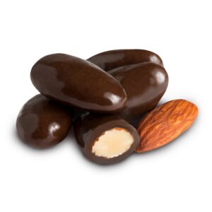 Dark Chocolate Almonds, Made in USA Bulk Candy