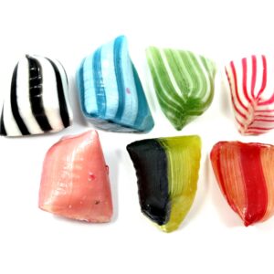 Large Berlingots Assort. Fruits And Licorice (Hall Kaften Klumpar)