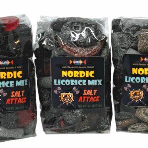 Nordic Licorice Mix (All Salty) Combo, 3 Bags