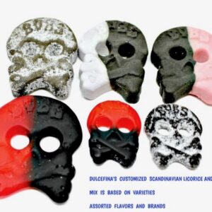 Bubs Assorted Swedish Licorice Skull And Gummi Mix