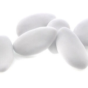 Thin Shelled French Avola Almond Dragees - White Only