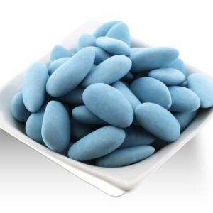 Thin Shelled French Almond Dragees - Blue