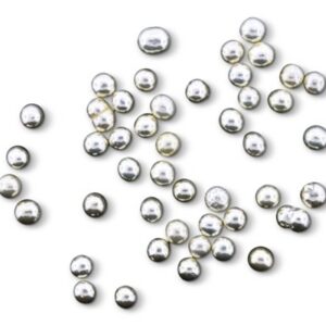 Beads - Silver 6MM Dragees