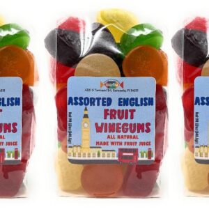 Wine Gums with Natural Fruit Juice Combo, 3 Bags