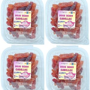 Sour Pink Cadillac Gummies Combo, 4 Tubs