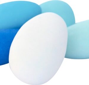 Blue Shades Almond Dragee Mix w/ Vanilla Aroma (Sfumati mandorla blu al gusto di Vaniglia)