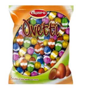 Milk chocolate eggs hazelnut cream filled