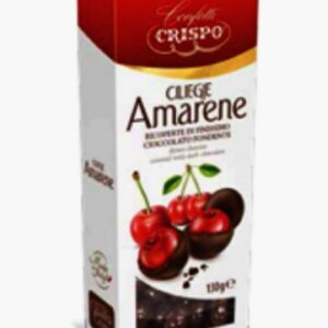 Bitter cherries covered with dark chocolate130gr boxes