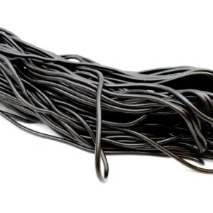 Spaghetti Black Licorice pasta Triple Pure Extract 250g Bag